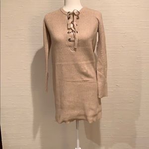 1 available!!! Taupe Sweater tunic/ dress